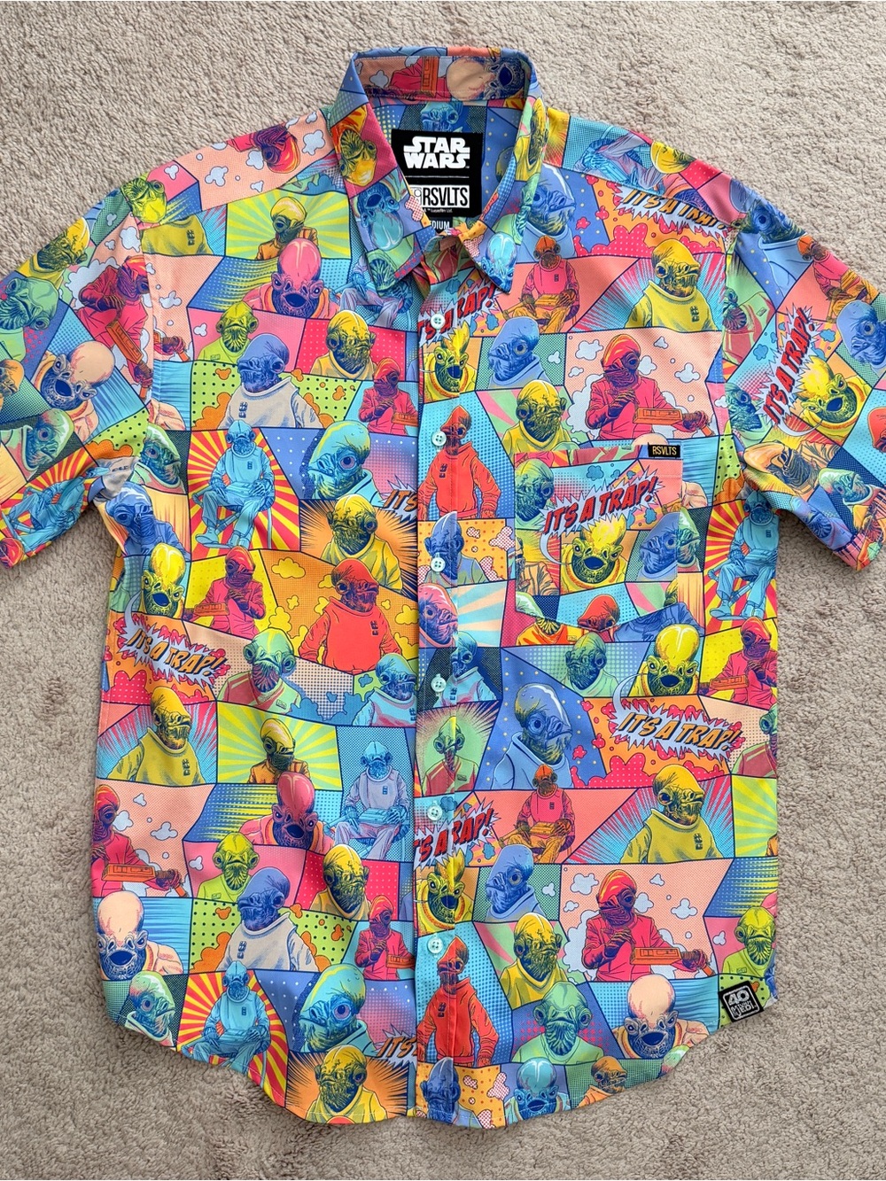 RSVLTS - Star Wars - It’s A Trap – KUNUFLEX Short Sleeve Shirt